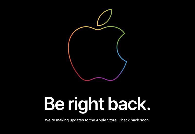 Apple maintenance on black background