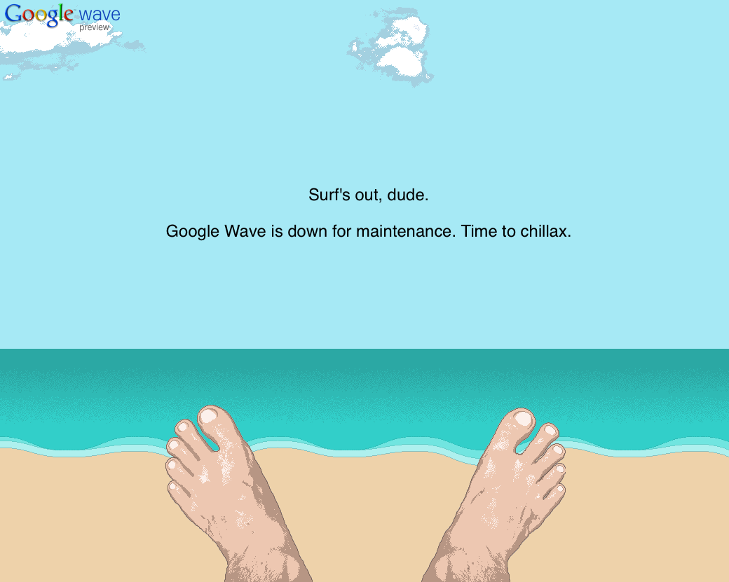 Google Wave: Surf's out, dude. Time to chillax.